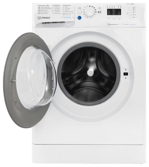 Стиральная машина Indesit BWSA6109WWVRU белый купить,0