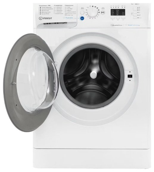 Стиральная машина Indesit BWSA6109WWVRU белый купить,NaN