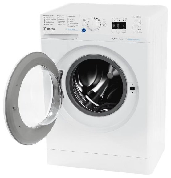 Стиральная машина Indesit BWSA6109WWVRU белый купить,NaN