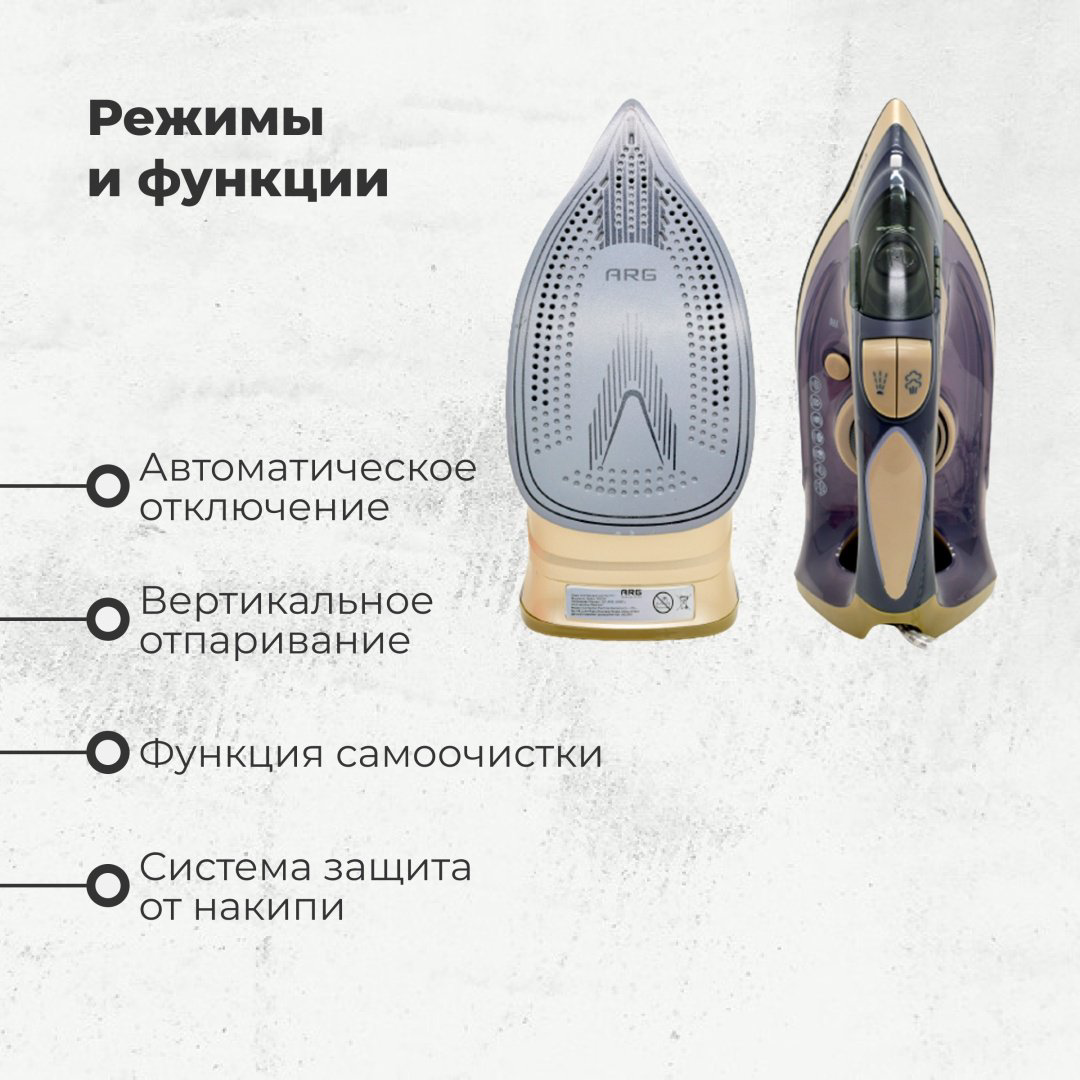 Утюг ARG Platinum SL-2712D-30 синий купить,NaN