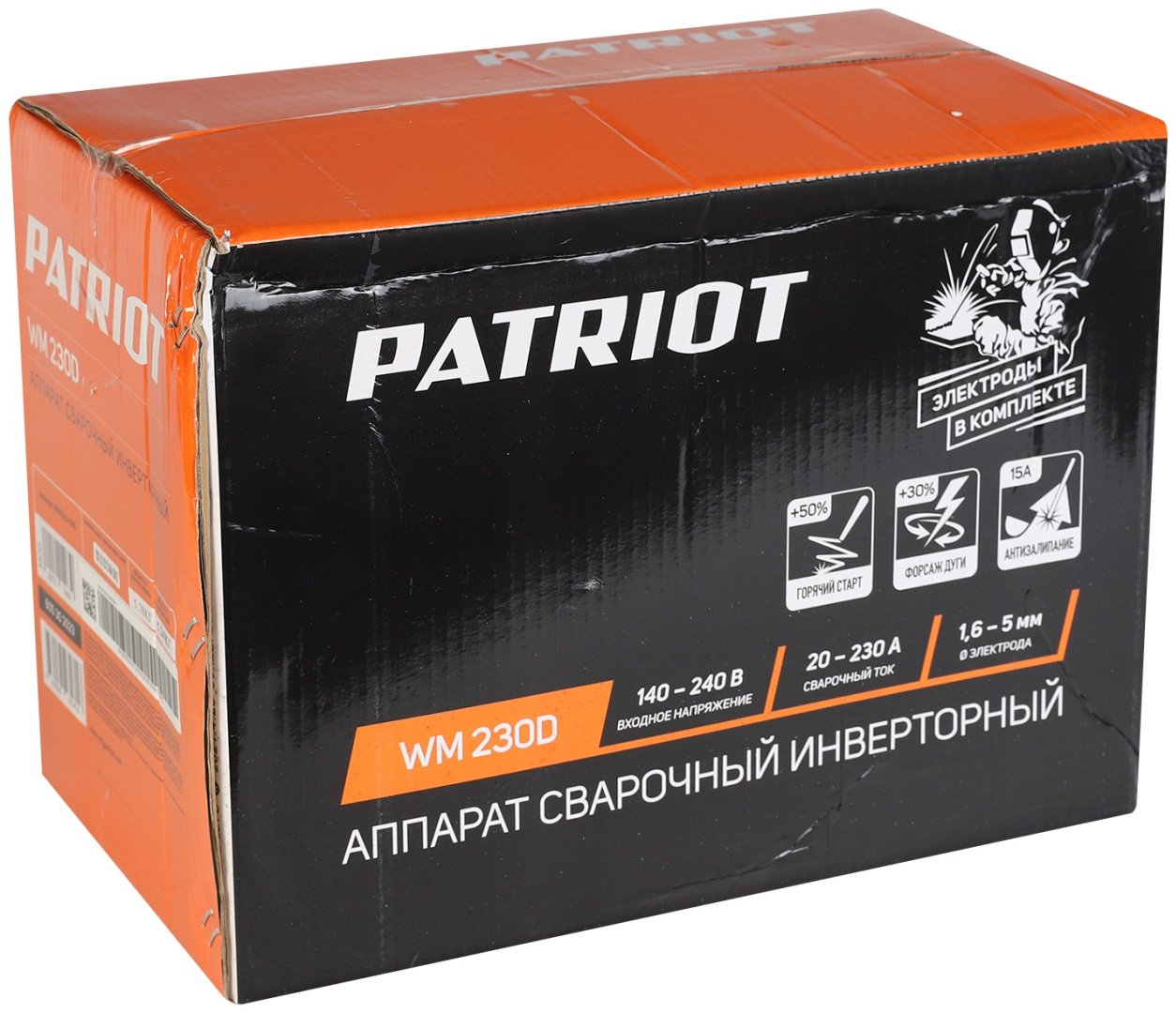Patriot сварочный инвертор WM230D (MMA) - ForteMarket Patriot сварочный инвертор WM230D (MMA) купить,0