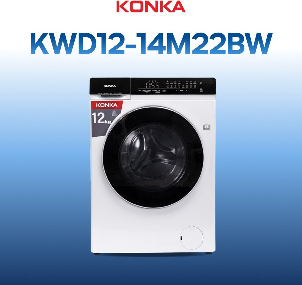 Стиральная машина KONKA KWD12-14M22BW белый купить,NaN