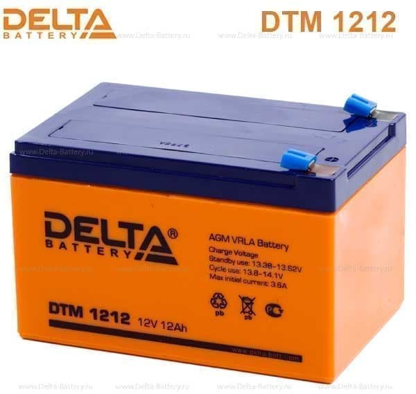 Аккумулятор DELTA DTM 1212 купить,0