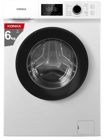 Стиральная машина KONKA KWM06-12L22BW белый купить,NaN
