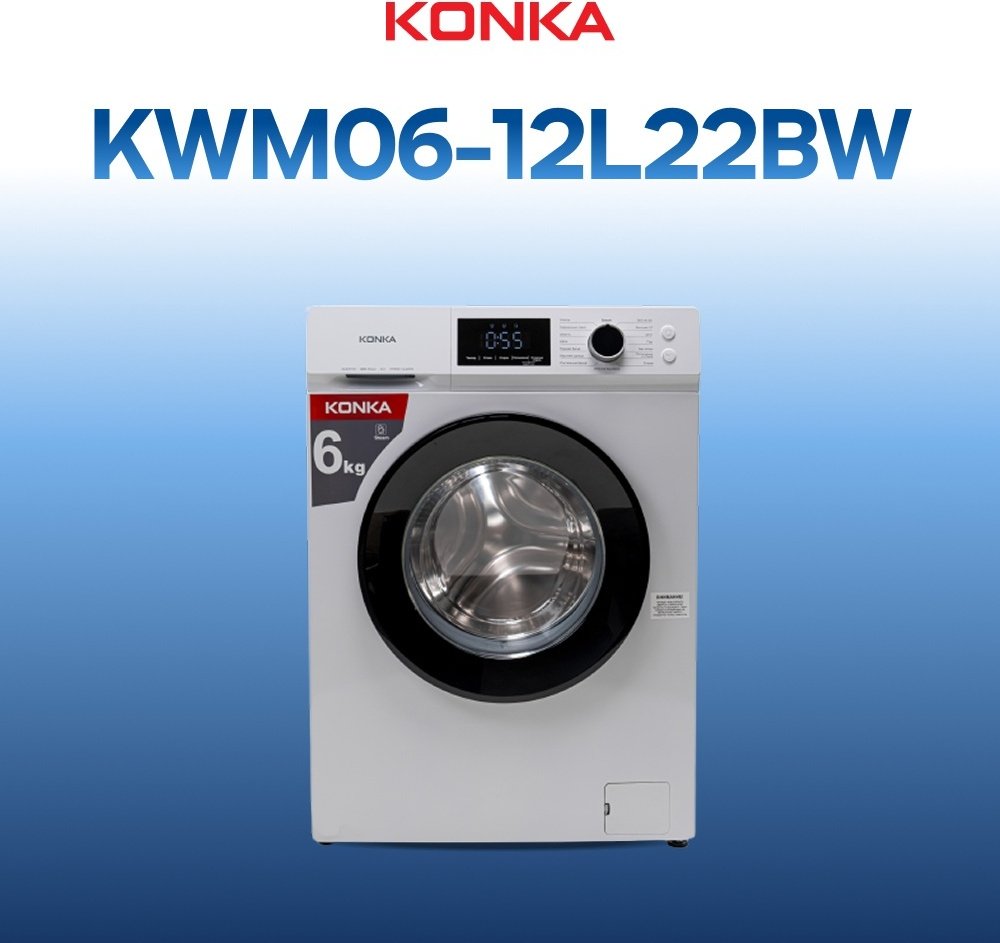 Стиральная машина KONKA KWM06-12L22BW белый - ForteMarket Стиральная машина KONKA KWM06-12L22BW белый купить,0