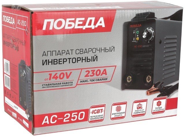 Победа сварочный выпрямитель АС 250 37272 (MMA) - ForteMarket Победа сварочный выпрямитель АС 250 37272 (MMA) купить,0