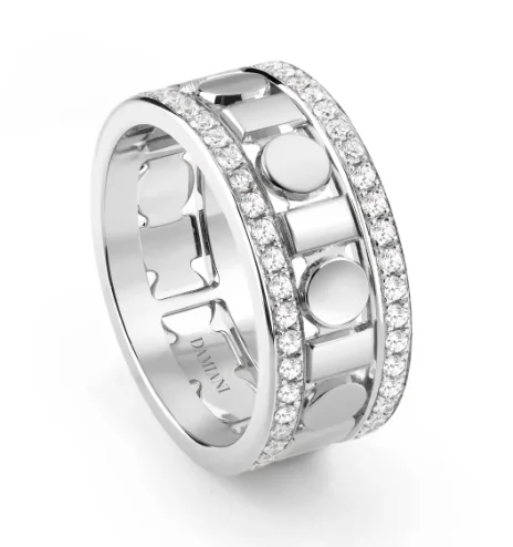 Кольцо Damiani Belle Epoque Reel 20093962 белое золото 19.5р 10гр купить,NaN