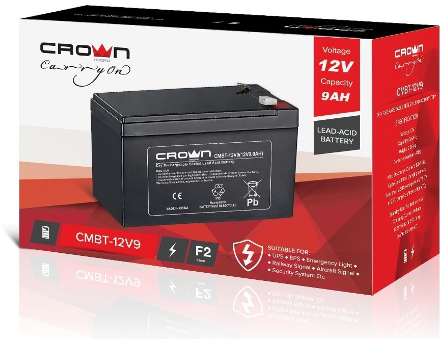 Аккумулятор CROWN CBT-12-9.2 купить,0