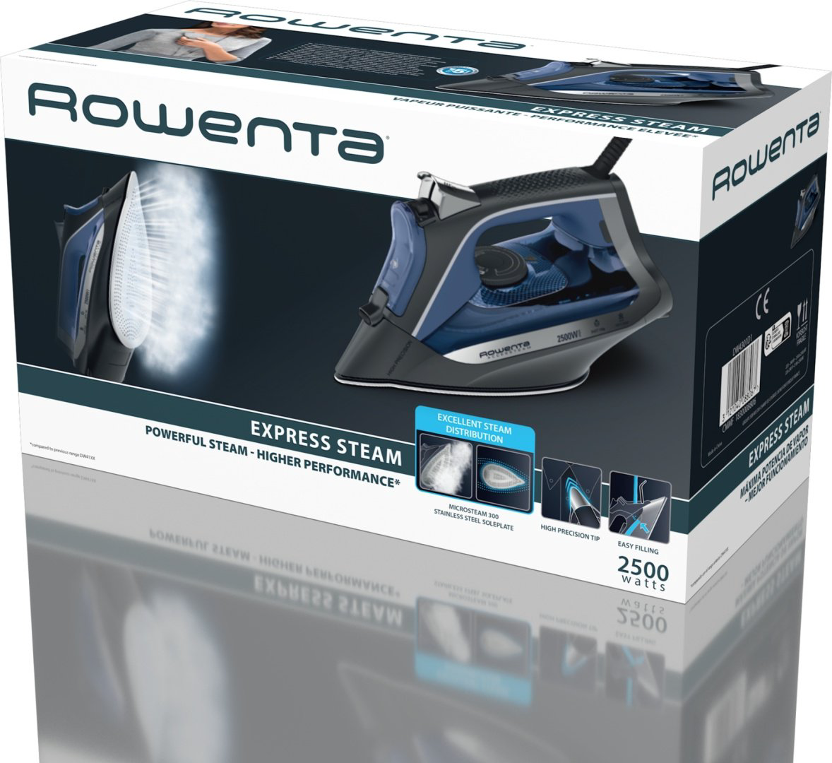Утюг Rowenta DW4301D1 синий, черный купить,NaN