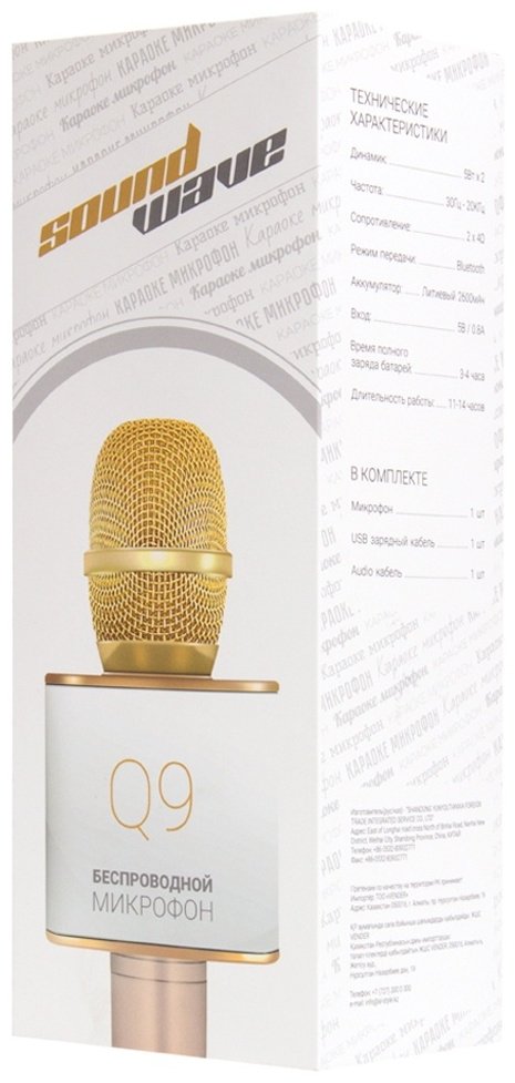 Микрофон Sound Wave SoundWave Q9 - ForteMarket Микрофон Sound Wave SoundWave Q9 купить,0