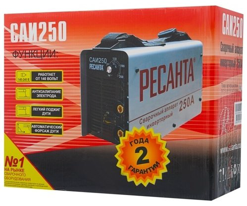 Ресанта сварочный инвертор САИ-250 (MMA) купить,NaN