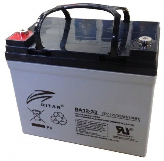 Аккумулятор Ritar Power RA 12-33 белый