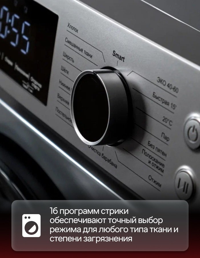 Стиральная машина KONKA KWM07-12L22BS серый купить,0