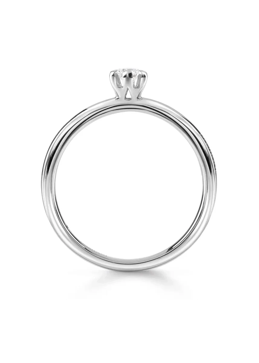Кольцо Damiani Luce D 20087487 белое золото 13р 3.2гр купить,1480000