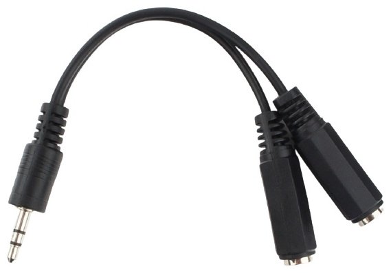 Переходник Cablexpert 3.5 mm jack - 3.5 mm jack 0.1 м