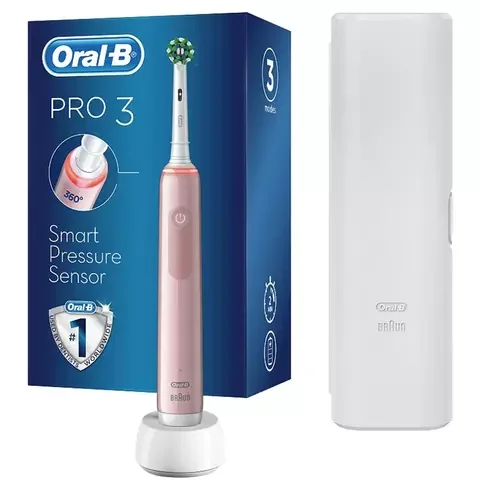 Зубная щетка Braun OralB Pro 3 White-Rose
