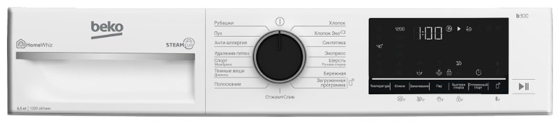 Стиральная машина BEKO B3WFR56H2WC белый купить,0
