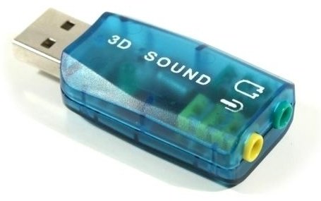 Переходник 3.5 мм - USB 2CH
