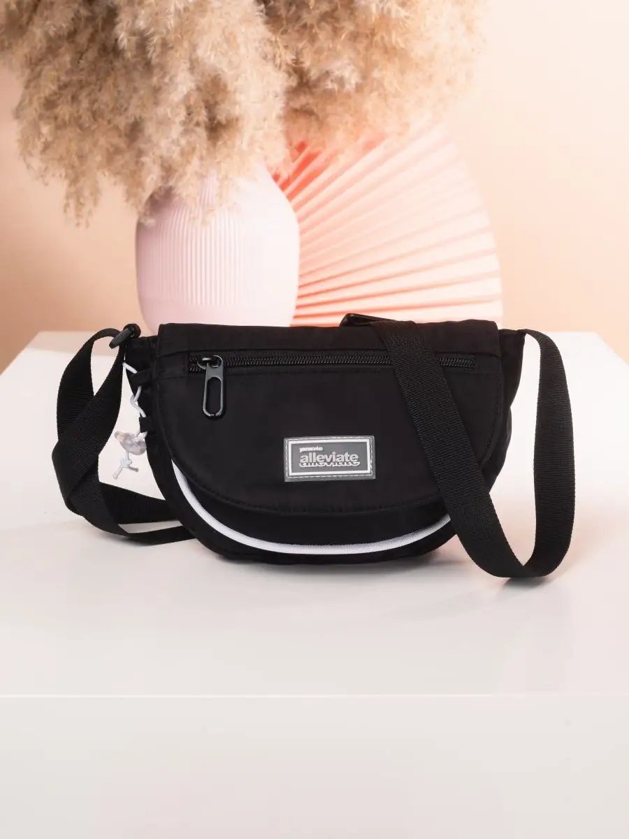 Сумка кросс-боди Dreamurr bags&accessories нейлон черный купить,NaN