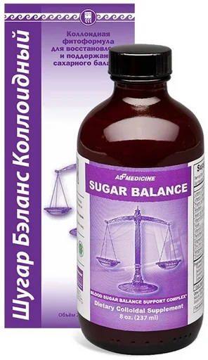 AD MEDICINE LLC Раствор Шугар Бэланс 237мл