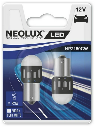 Neolux NP2260CW-02B светодиодная P21/5W, 2 шт