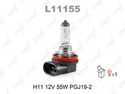 LYNXauto L11155 галогенная H11, 1 шт