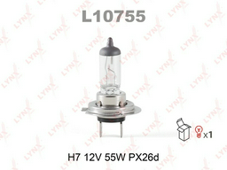 LYNXauto L10755 галогенная H7, 1 шт