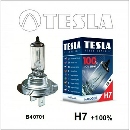 Автолампа Tesla B40701 галогенная, 1 шт
