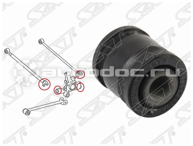 SAT сайлентблок ST4230405110F купить,2331
