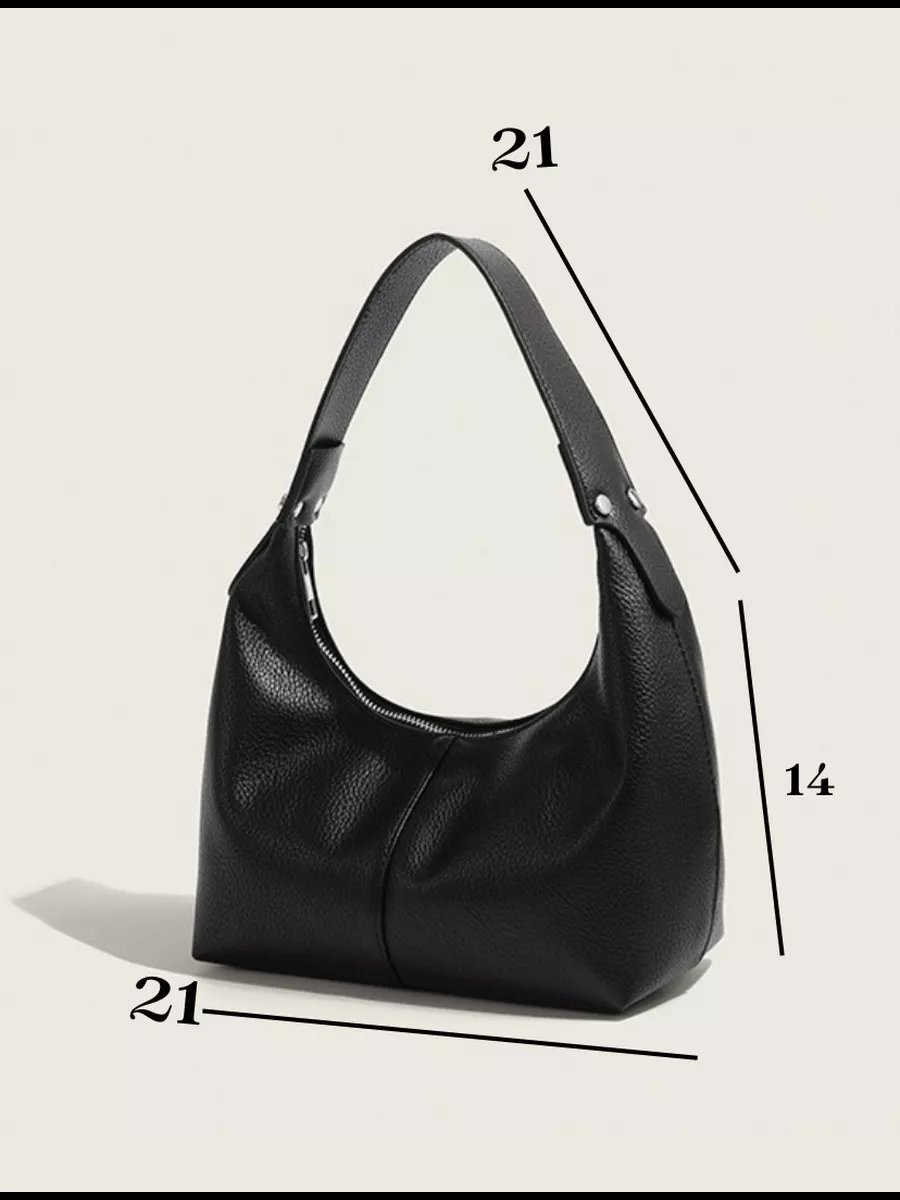 Сумка багет SHARK bags экокожа черный купить,NaN