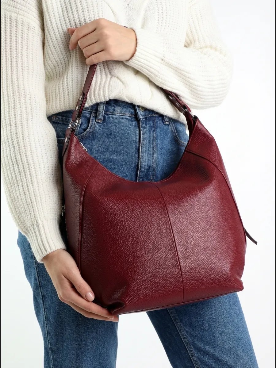 Сумка шоппер ICONIC BAGS искусственная кожа красный купить,NaN