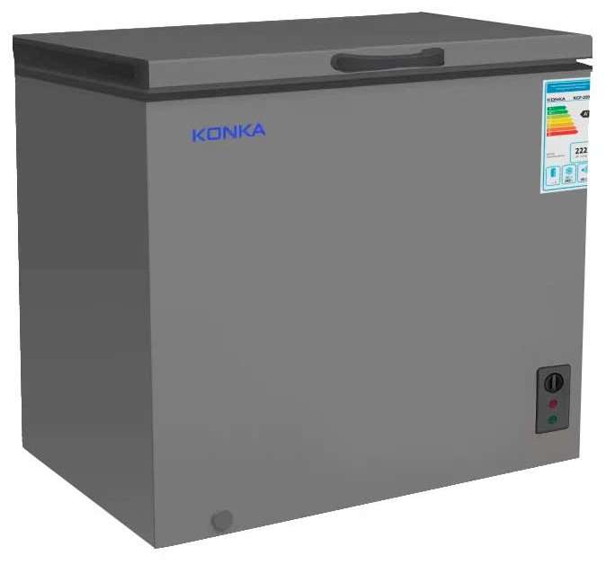 Морозильник KONKA KCF-250G 250 л серый купить,NaN
