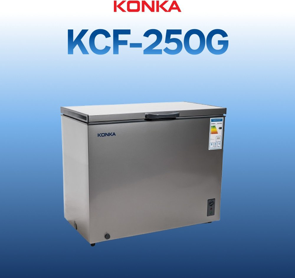 Морозильник KONKA KCF-250G 250 л серый купить,NaN