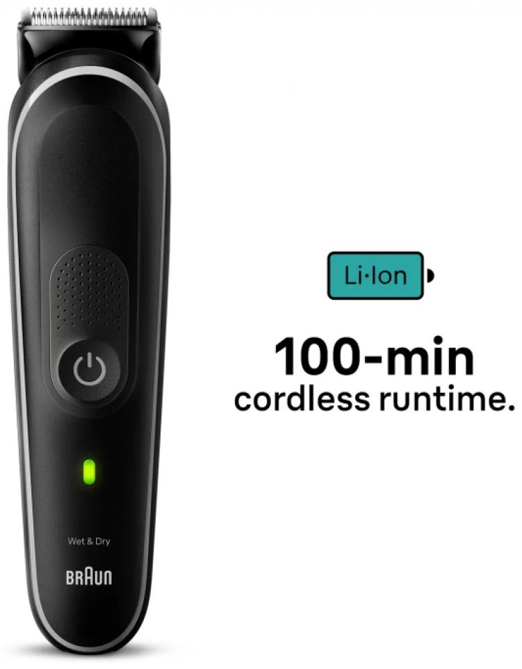 Электробритва Braun MGK5440 BLK сеточная от аккумулятора купить,0
