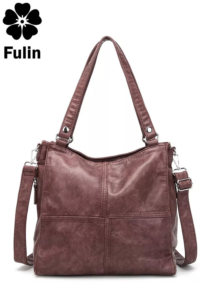Сумка багет FULIN экокожа розовый купить,NaN