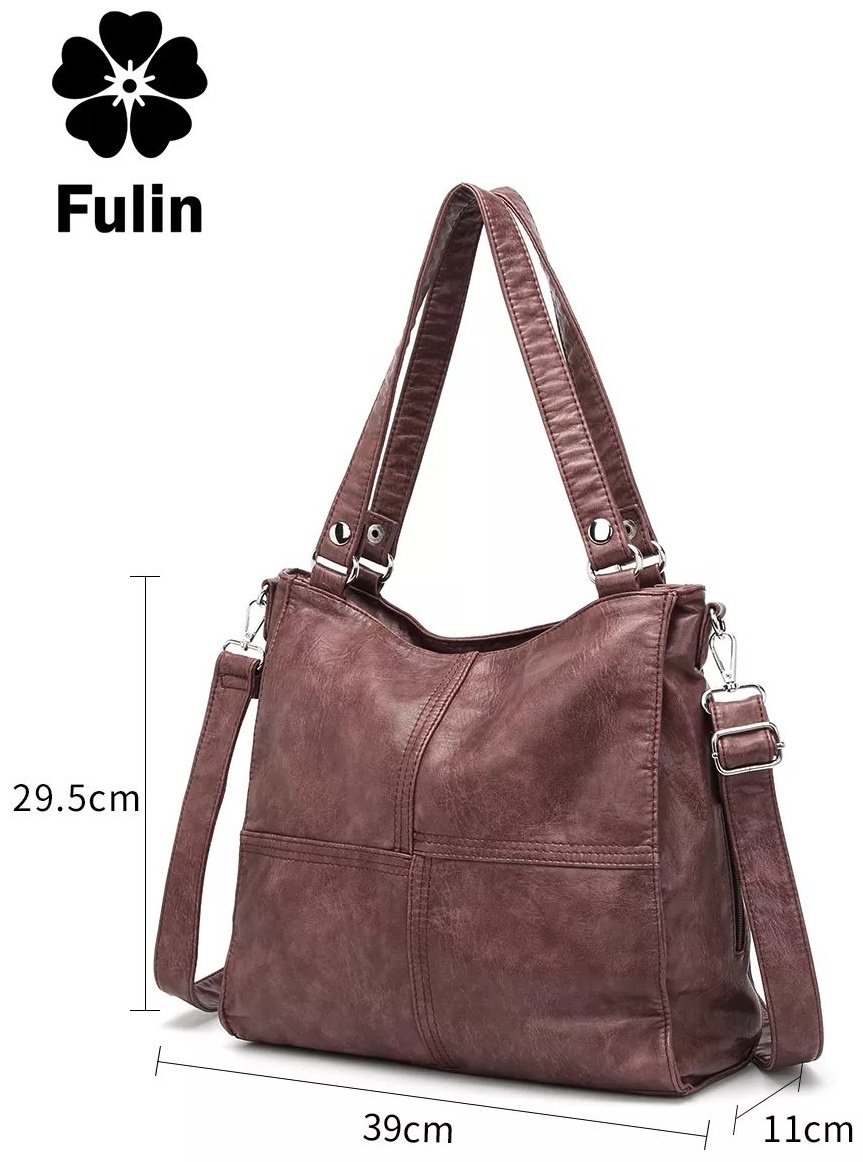 Сумка багет FULIN экокожа розовый купить,NaN