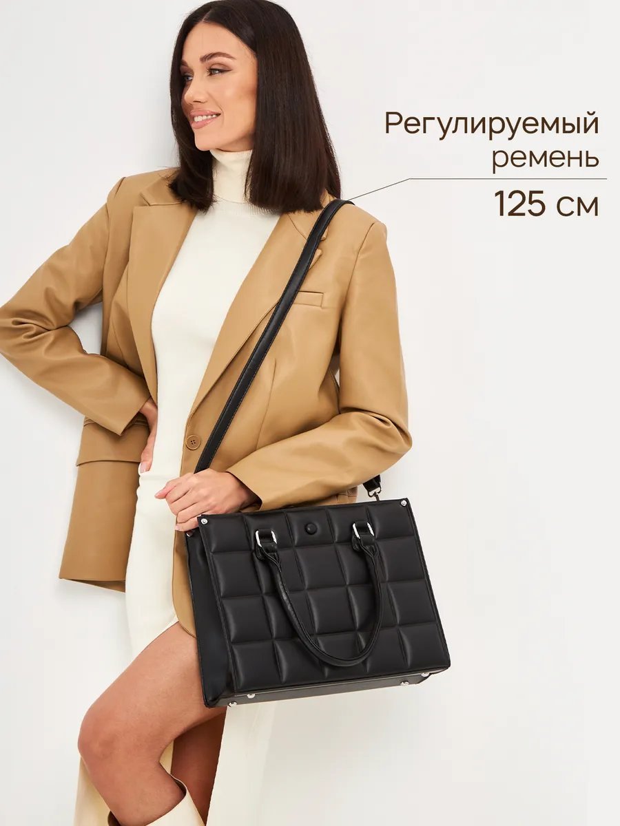 Сумка кросс-боди MILLIRISWAY экокожа черный купить,NaN
