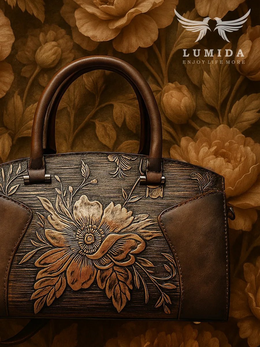 Мини-сумка Lumida натуральная кожа коричневый купить,NaN