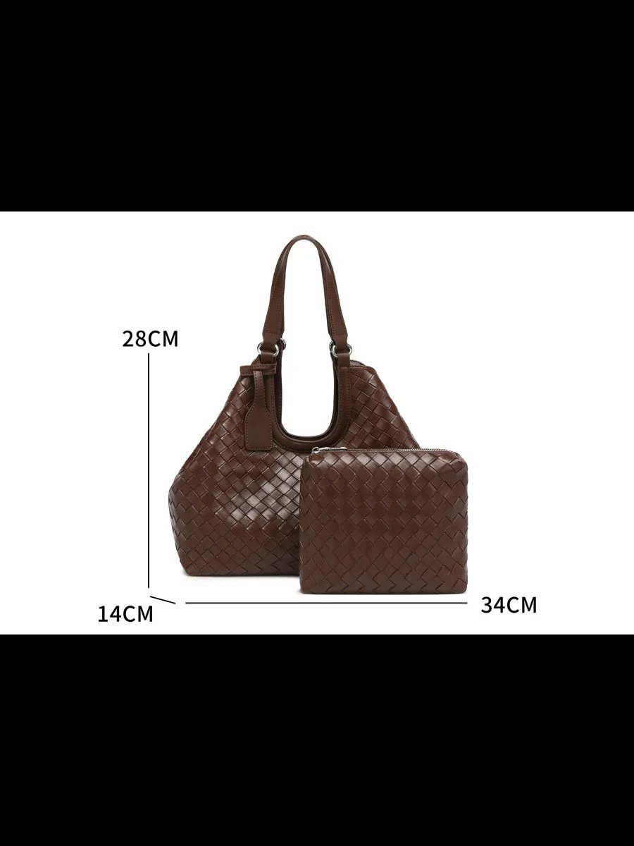 Сумка шоппер MiniBags экокожа коричневый купить,NaN