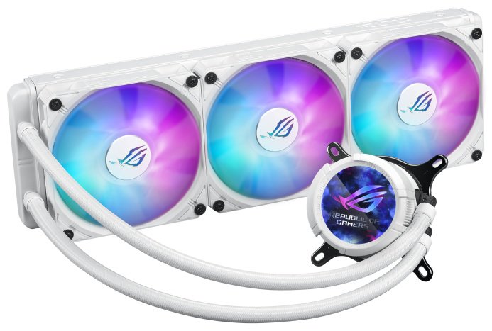 ASUS ROG STRIX LC III 360 ARGB LCD WHT - ForteMarket ASUS ROG STRIX LC III 360 ARGB LCD WHT купить,0