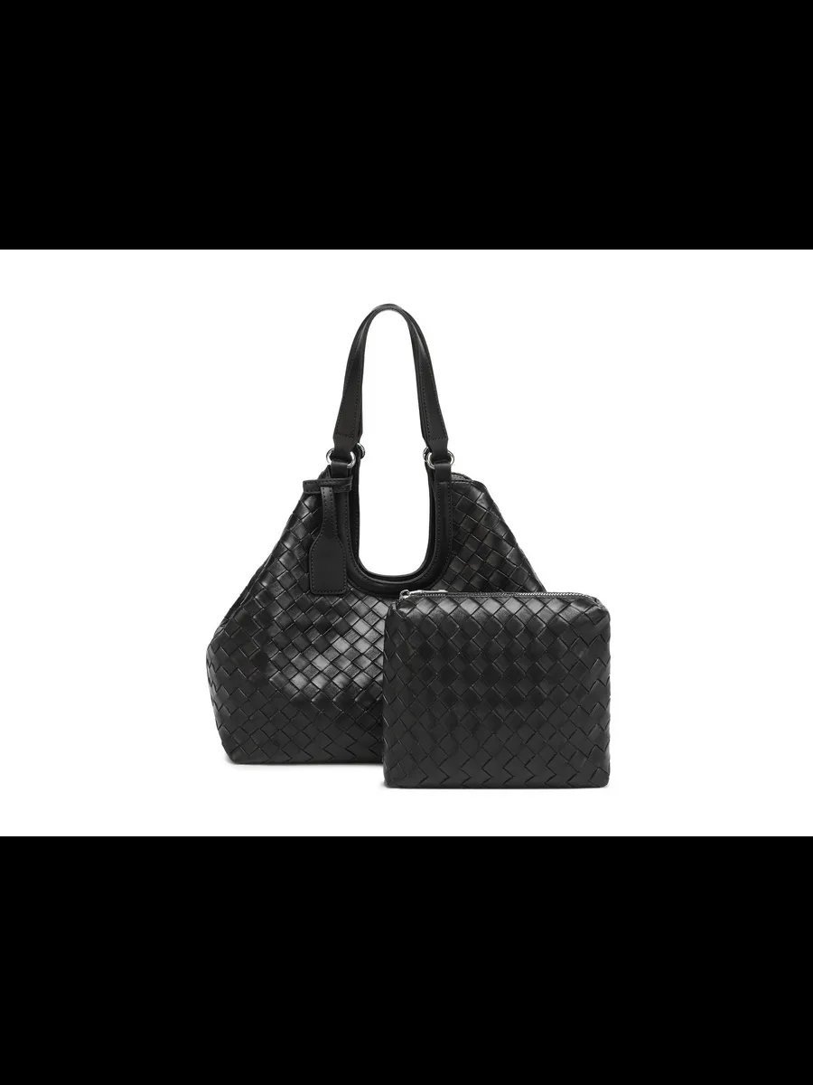 Сумка шоппер MiniBags экокожа черный купить,NaN