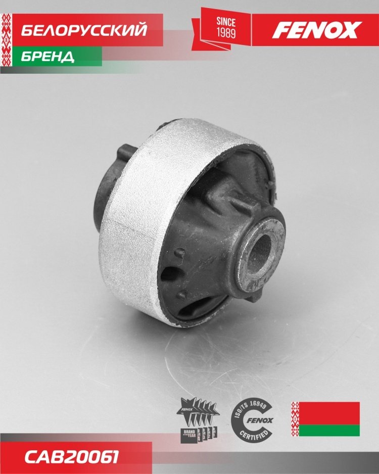 FENOX сайлентблок рычага подвески CAB20061 купить,3355