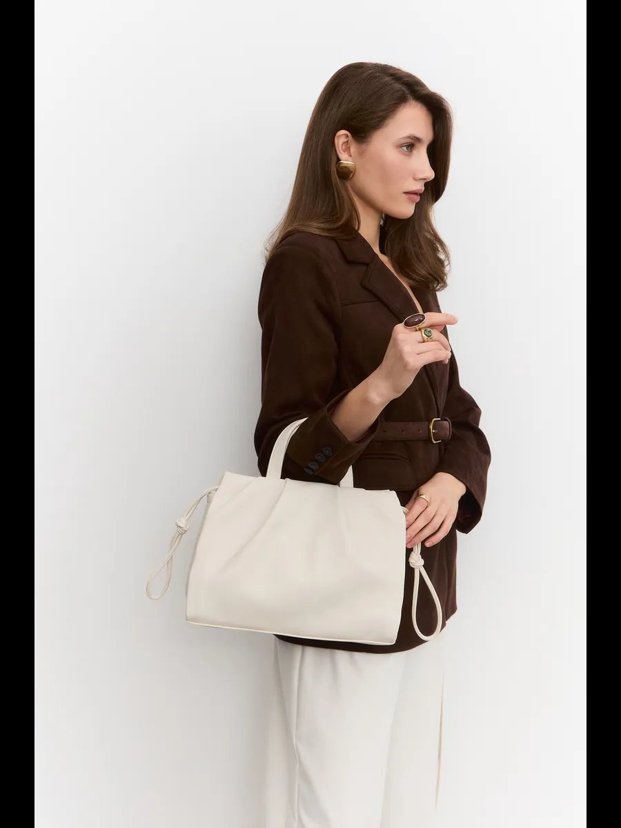 Мини-сумка RETIQUL экокожа белый купить,NaN