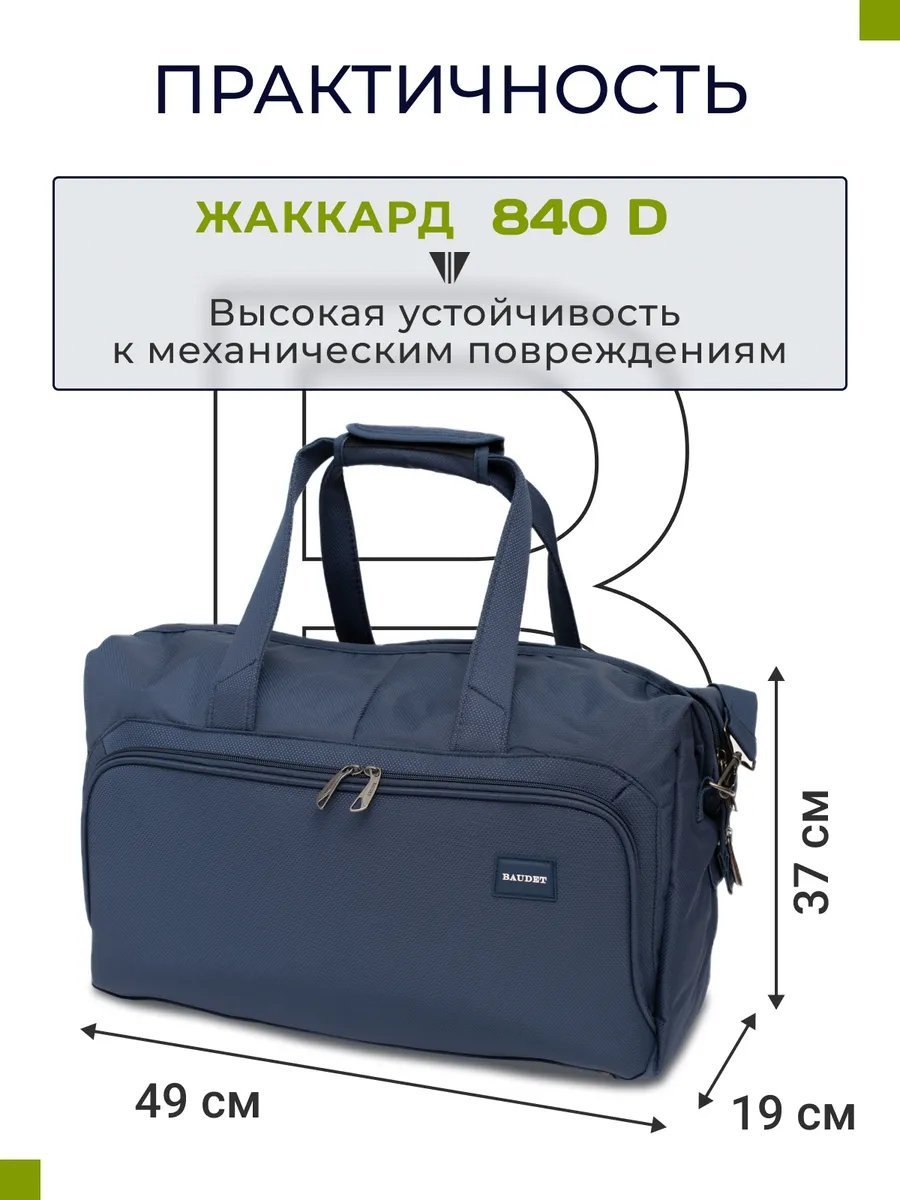Мини-сумка BAUDET жаккард синий купить,NaN