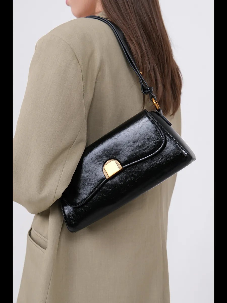 Сумка багет VELARIA BAGS экокожа черный купить,NaN