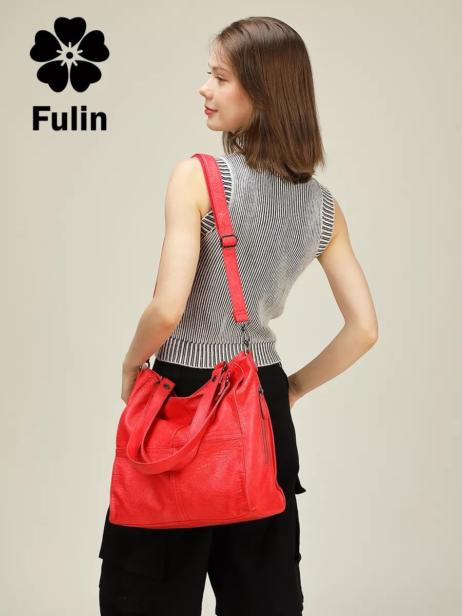 Сумка багет FULIN экокожа красный купить,NaN