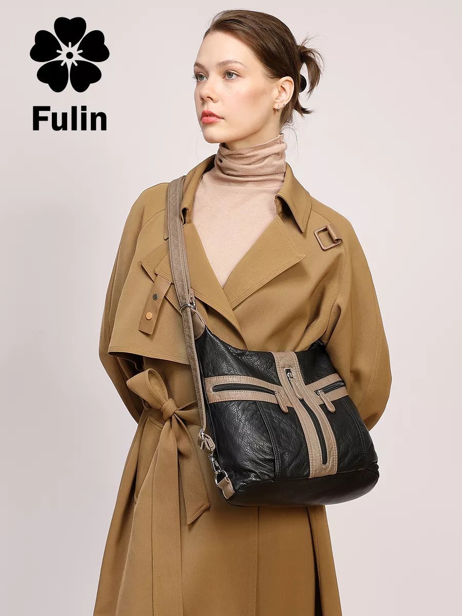 Сумка кросс-боди FULIN натуральная кожа зеленый купить,NaN