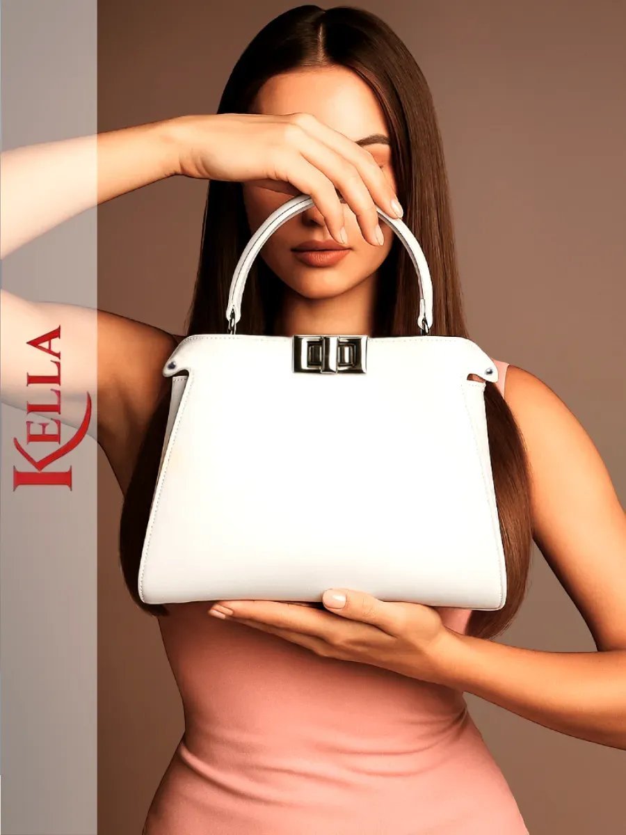 Сумка кросс-боди Kella экокожа белый купить,NaN