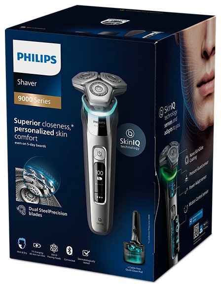 Электробритва Philips S9975/55 SkinIQ роторная от аккумулятора купить,0