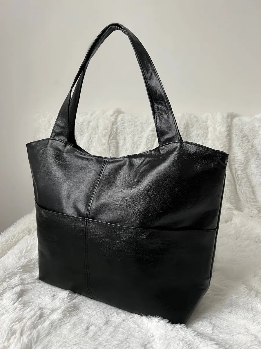 Сумка шоппер beauty bags экокожа черный купить,NaN